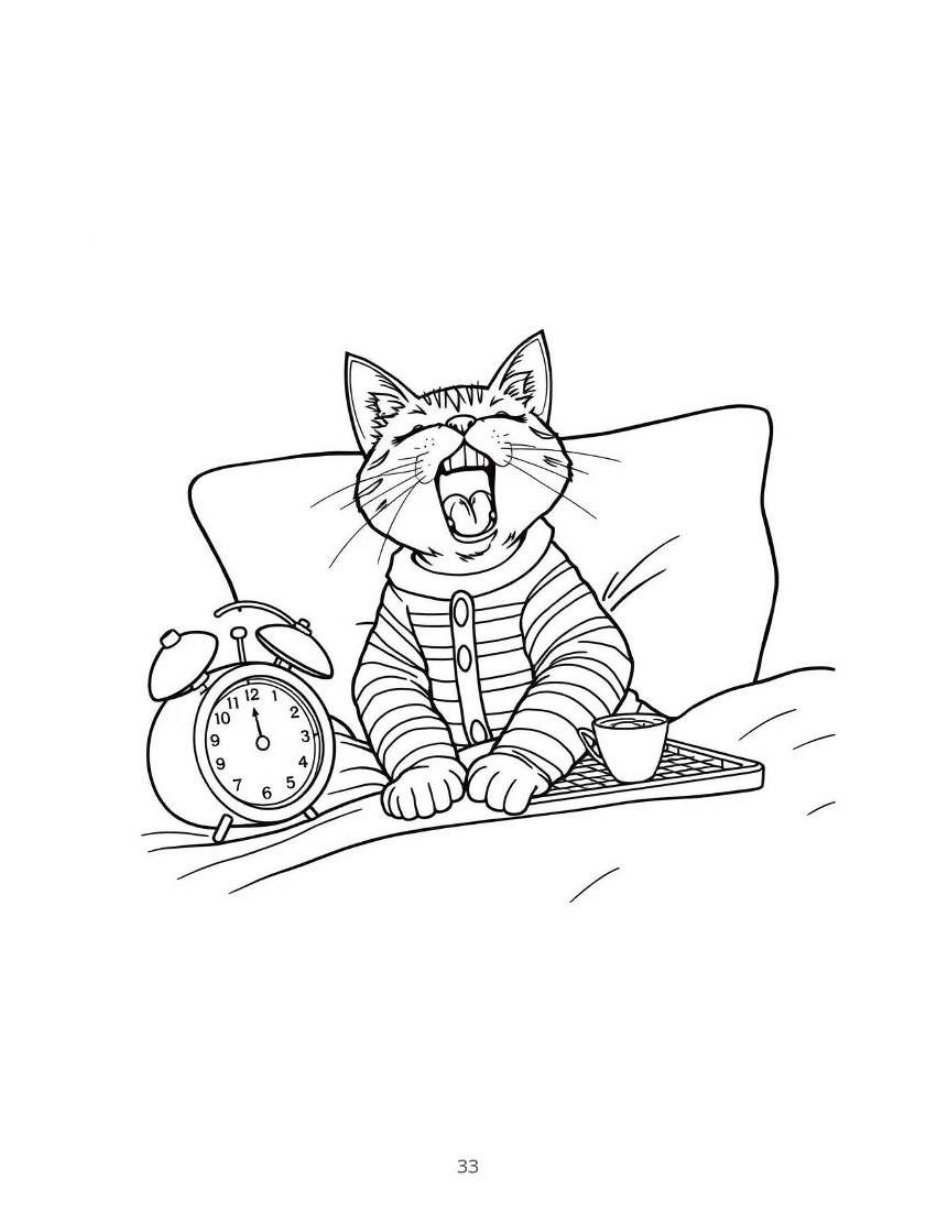 Cozy Cats — Highly Detailed Page thumbnail