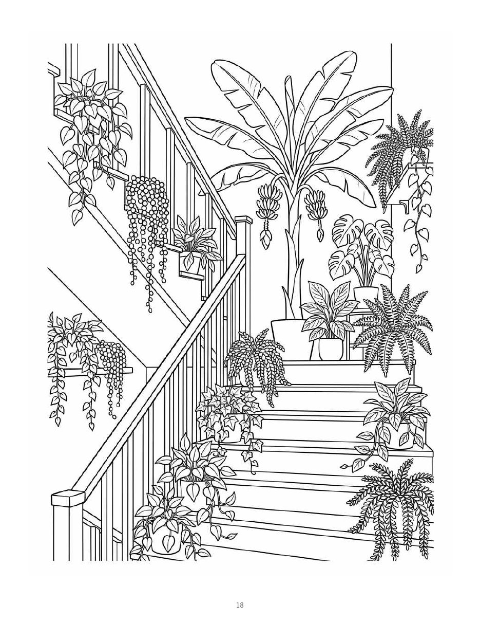 Greenhouse Coloring Book — Gentle Page thumbnail