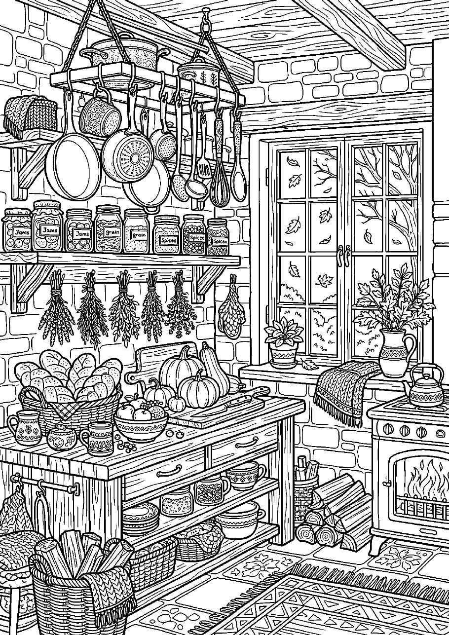 Cozy Autumn — inside the book