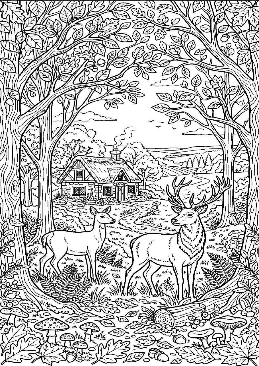 Cozy Autumn — Composition Study thumbnail