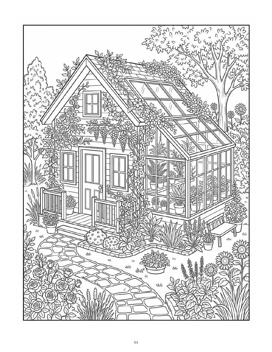 Greenhouse Coloring Book — Final Page thumbnail