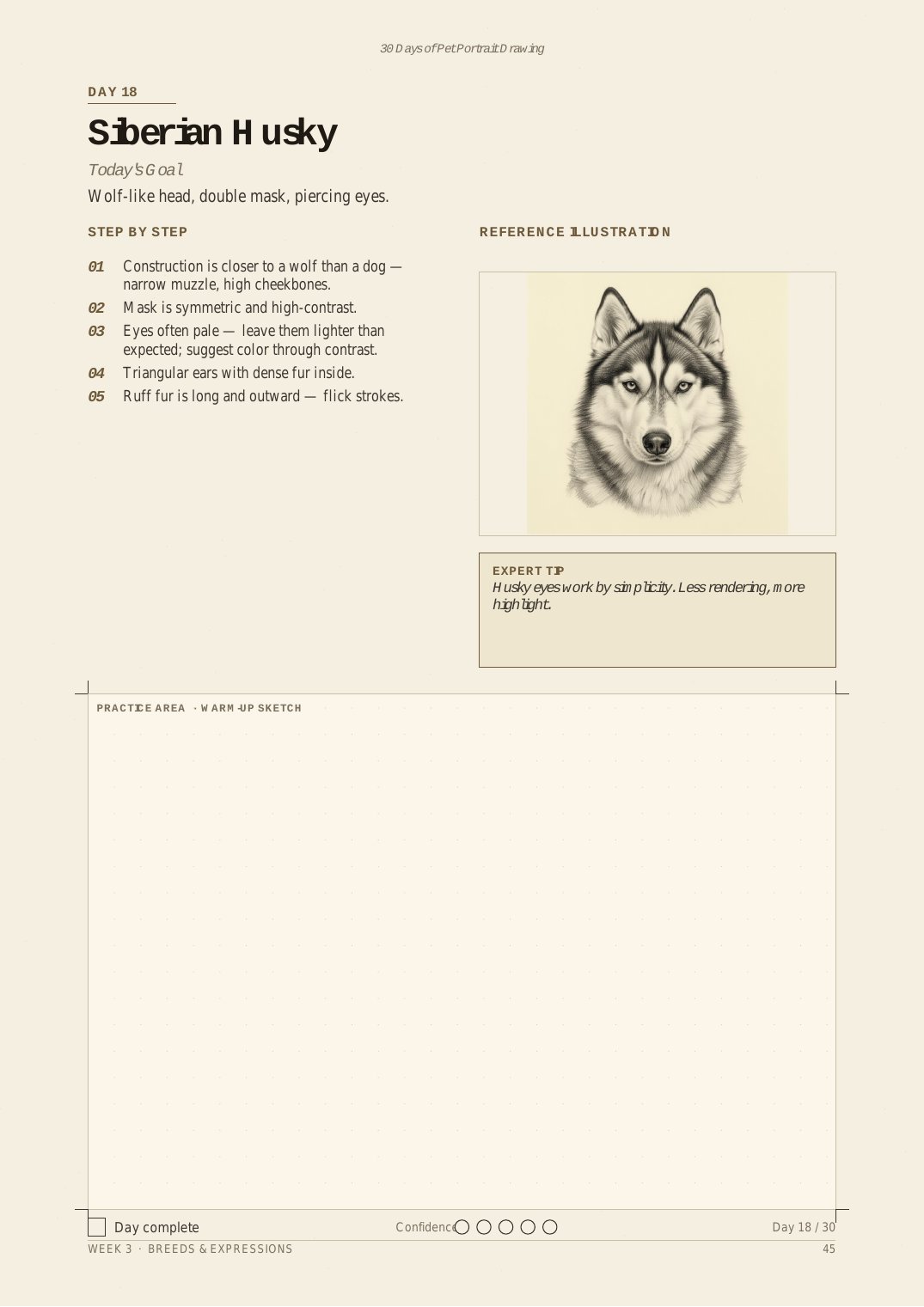 30 Days Pet Portrait Drawing — Week 02 · Fur thumbnail