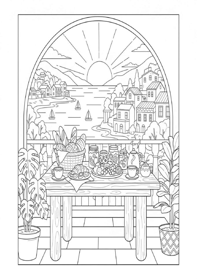 Cozy Seaside — Highly Detailed Page thumbnail