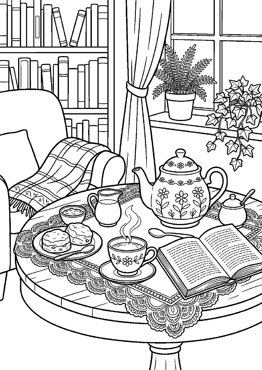 Cozy Book Nooks — inside the book