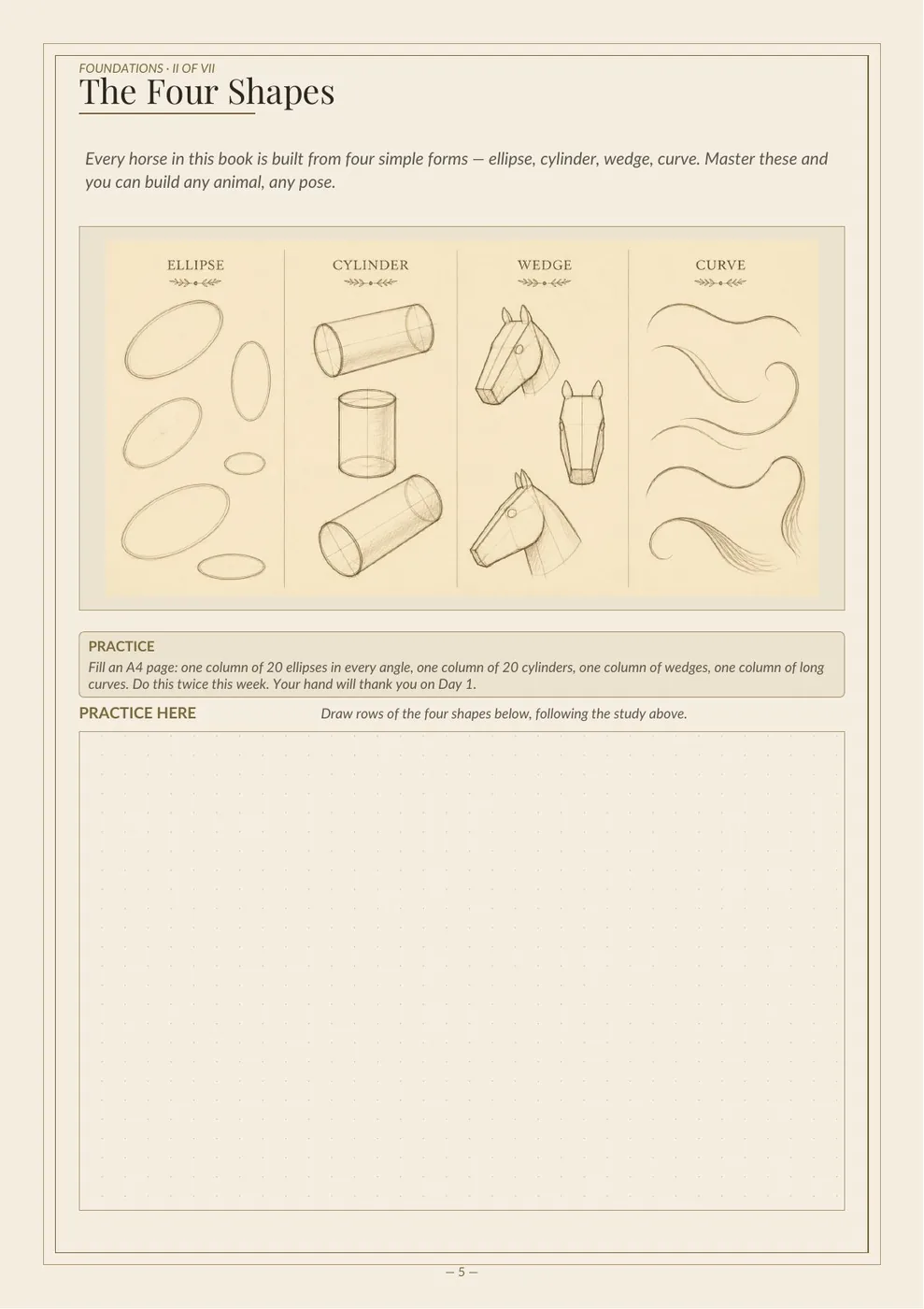 Reference Pages — The Four Shapes