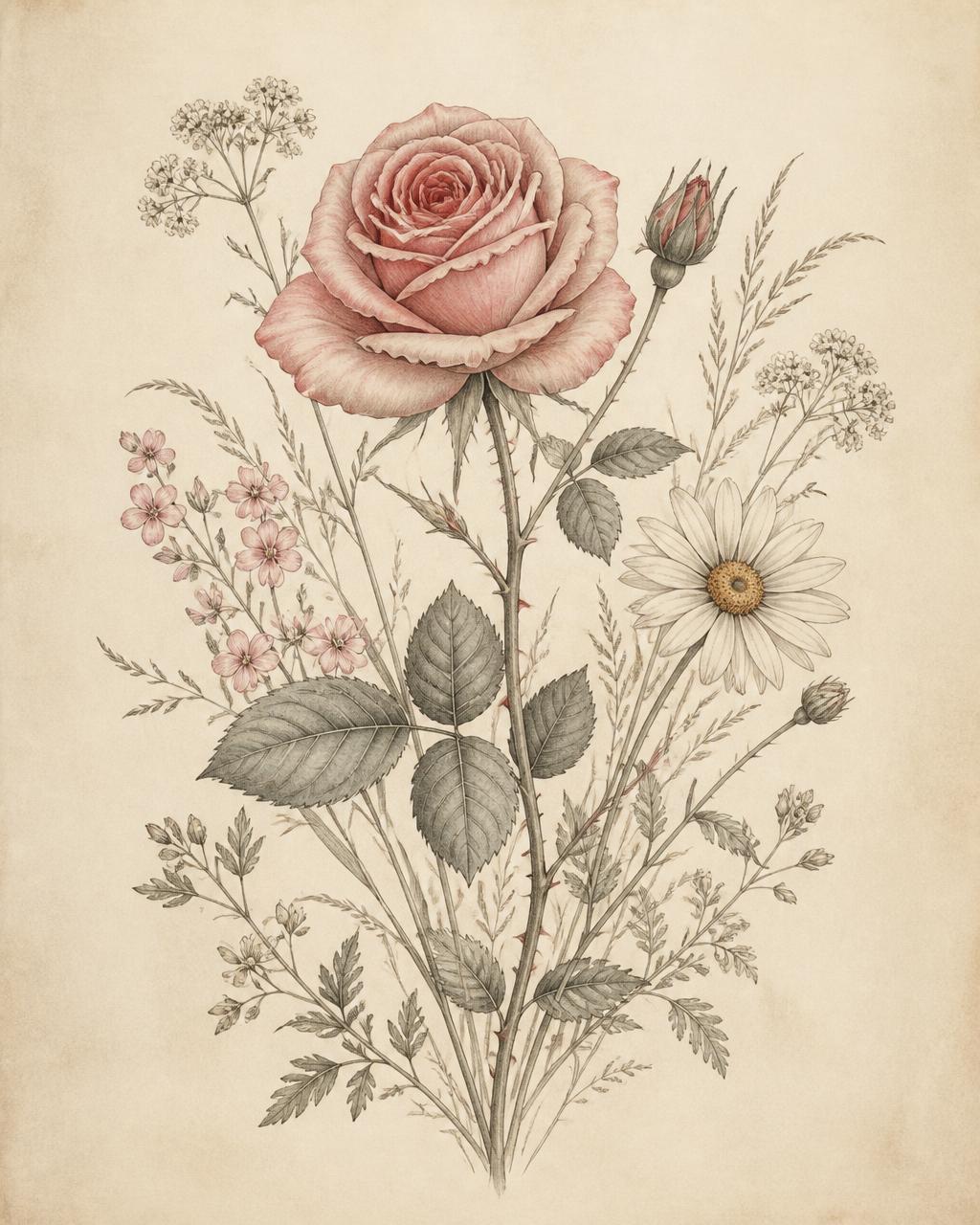 30 Days of Flowers — Beginner Drawing Masterclass